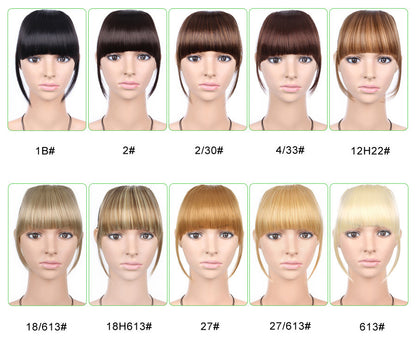 Chemical Fiber Wig Female Seamless Air Bangs