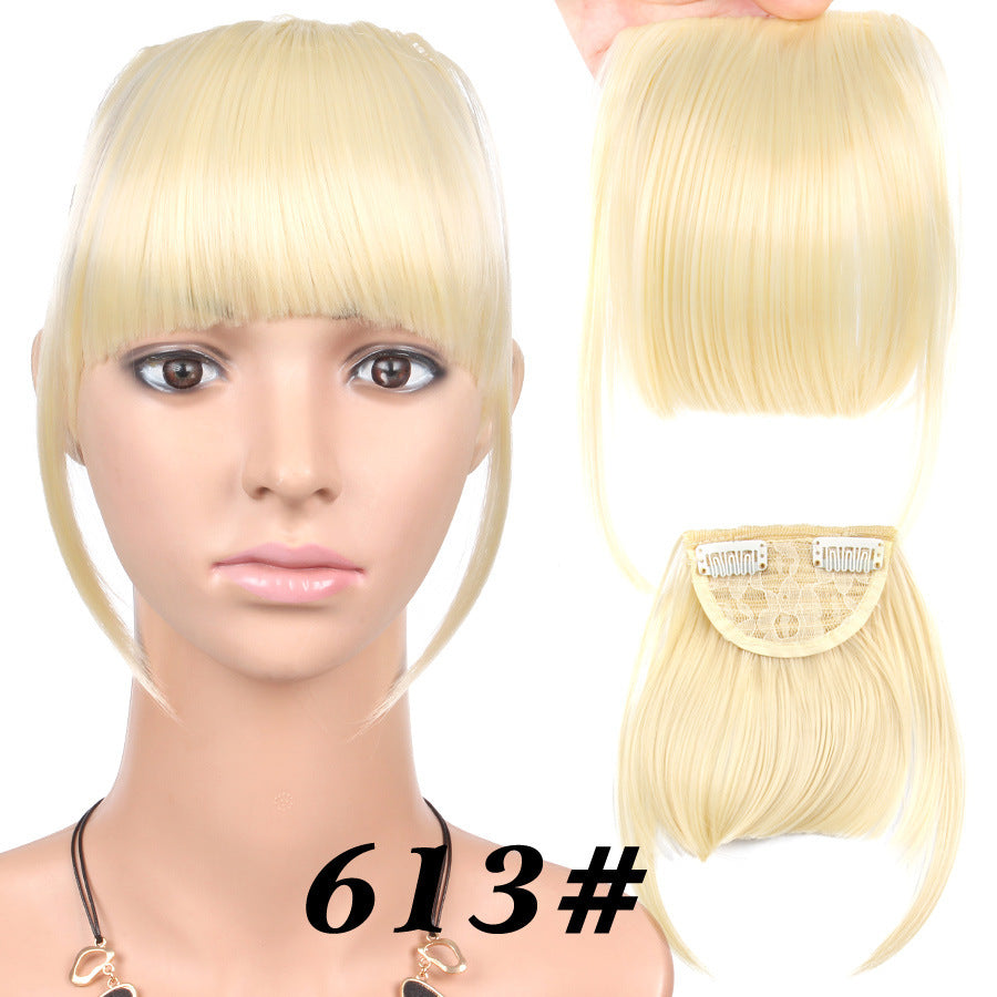 Chemical Fiber Wig Female Seamless Air Bangs