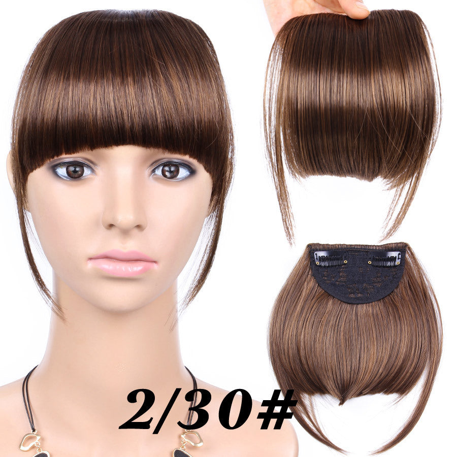 Chemical Fiber Wig Female Seamless Air Bangs